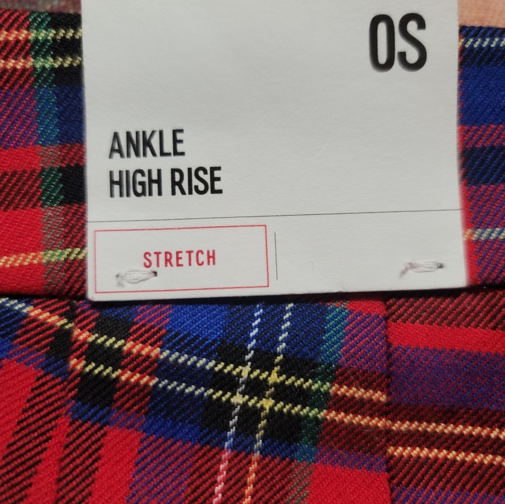 EXPRESS Red Ankle High Rise Stretch - Picture 6 of 7
